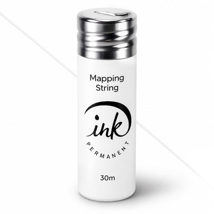 Ink Permanent Brow Mapping String, Eyebrow Thread for Microblading (White) Ink Permanent