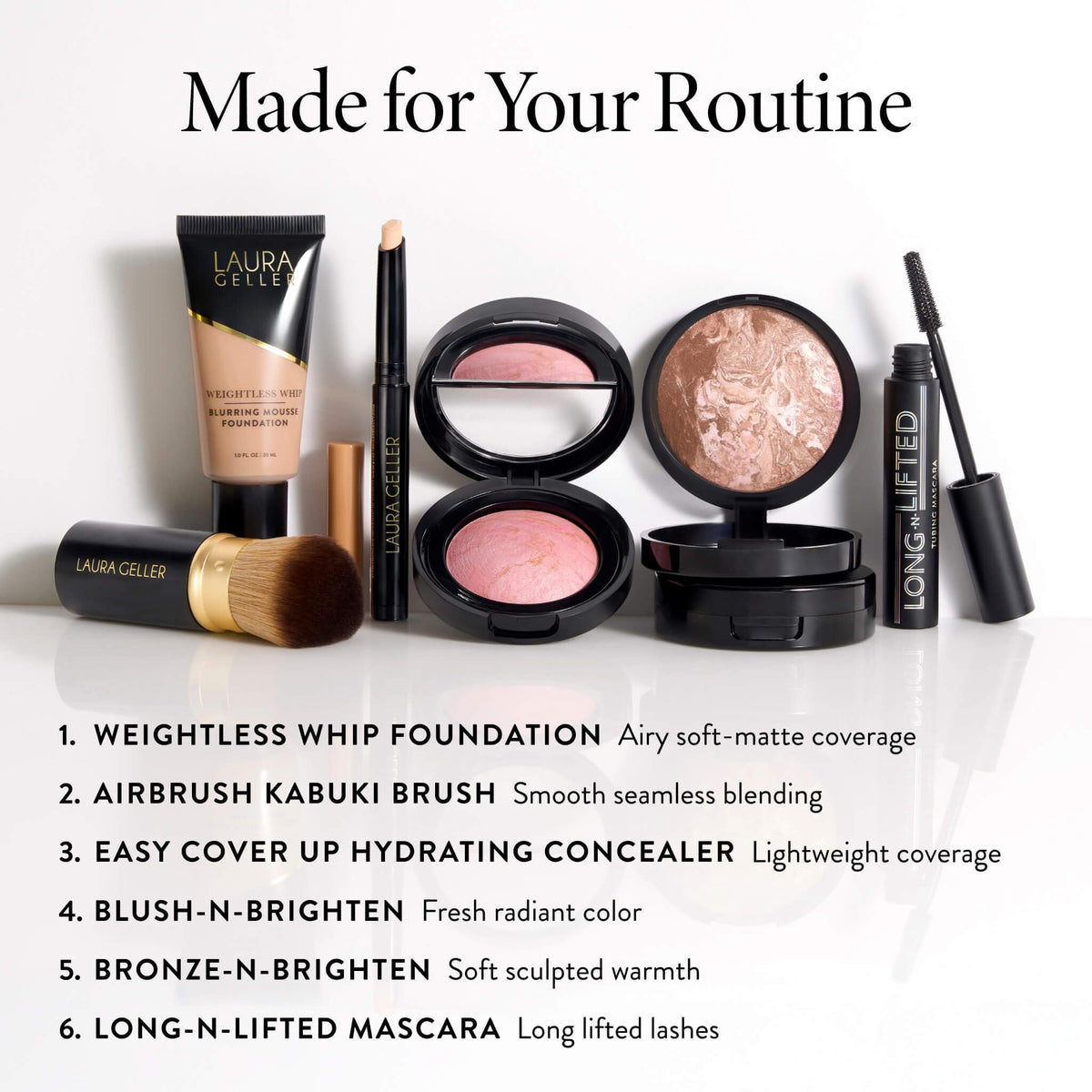LAURA GELLER Weightless Whip Mousse Foundation, Buildable - Golden Medium LAURA GELLER NEW YORK