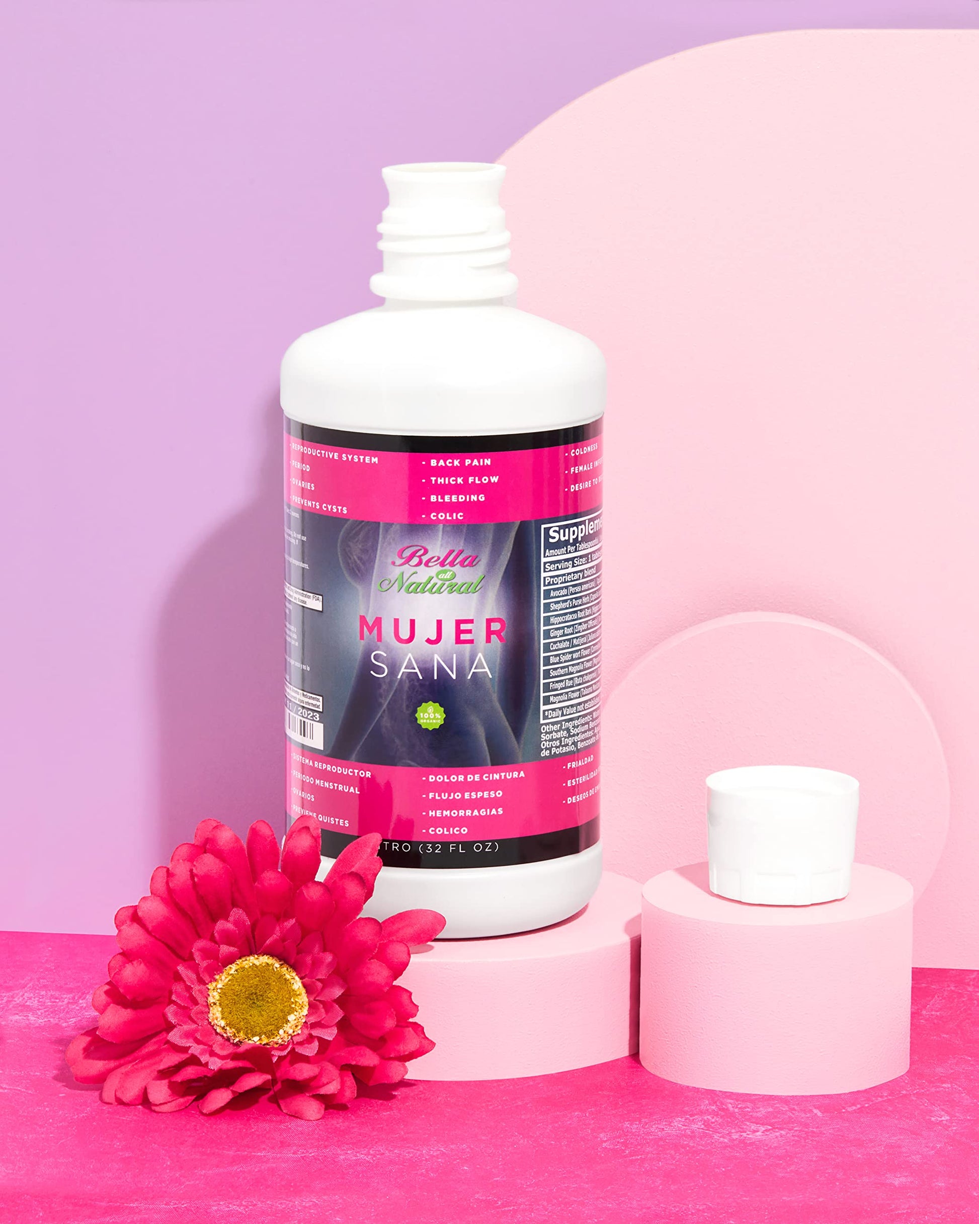 Bella All Natural Mujer Sana Healthy Woman, Hormonal imbalance, PCOS, Period Cramps Bella All Natural buy australia supplements