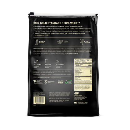 Optimum Nutrition Gold Standard 100% Whey Muscle Building and Recovery Protein Powder Optimum NutritionBuy Supplements Australia