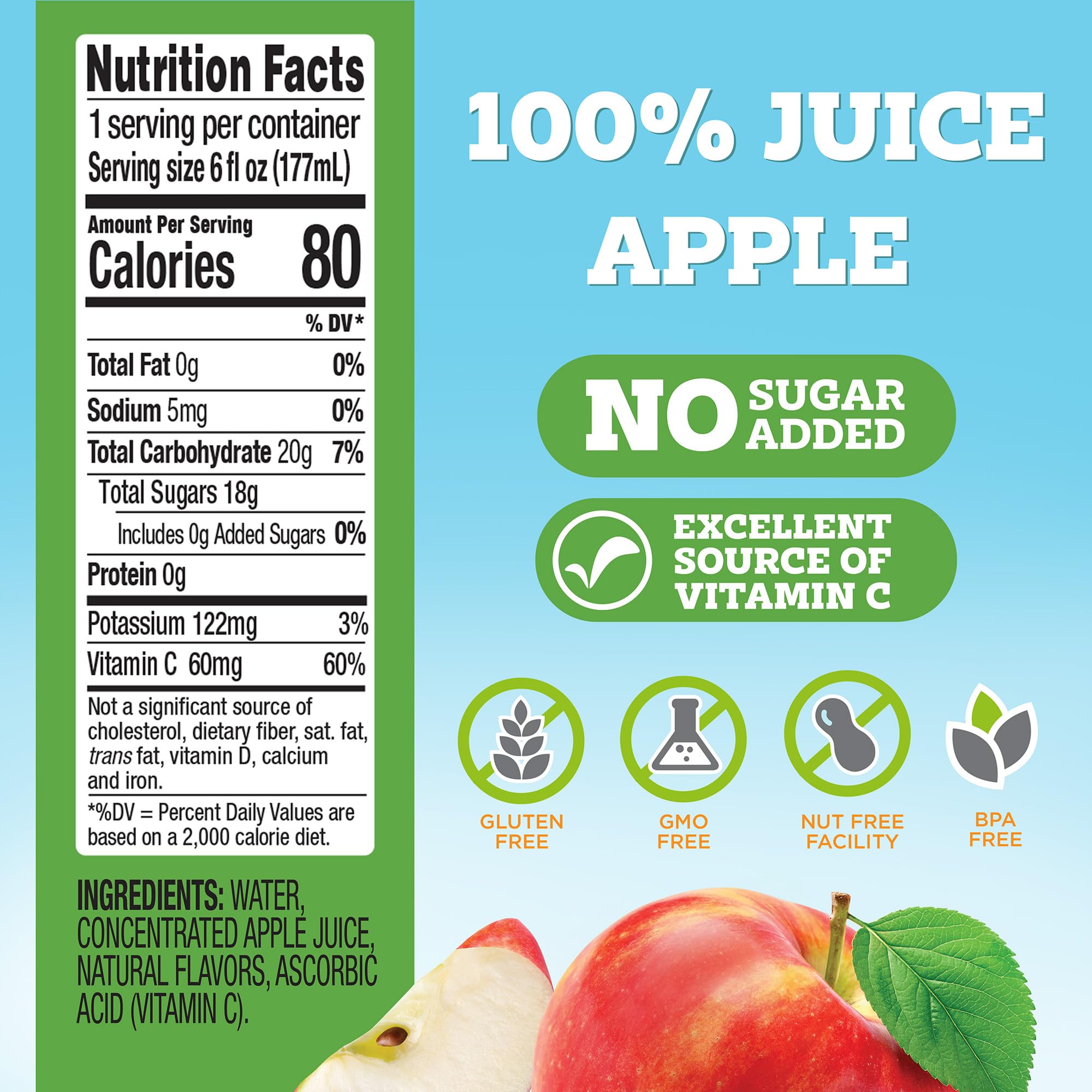 good2grow Apple Juice - 100% Juice Drinks for Kids, Fruit Juice No Sugar Added, 6 Fl Oz Juice Bottles with Spill-Proof PAW Patrol Character Tops (3 Pack) good2grow buy australia supplements