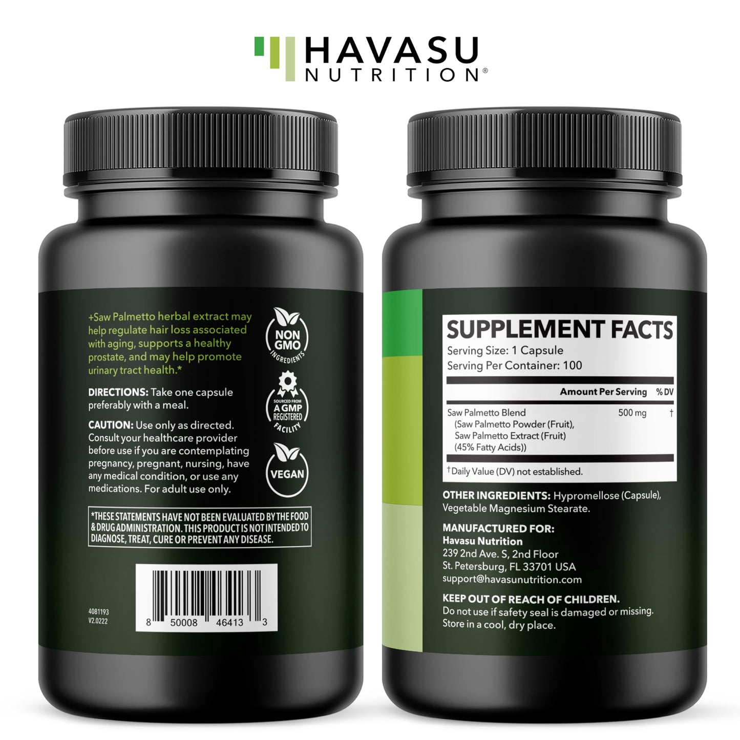 Saw Palmetto for Men, DHT Blocker and Prostate Health Supplement, 120 Count | Potent 3X Formula with Pumpkin Seed Oil and Stinging Nettle, Bladder and Urinary Support, Vegan, Non-GMO, 2-Month Supply Gsupps Australia