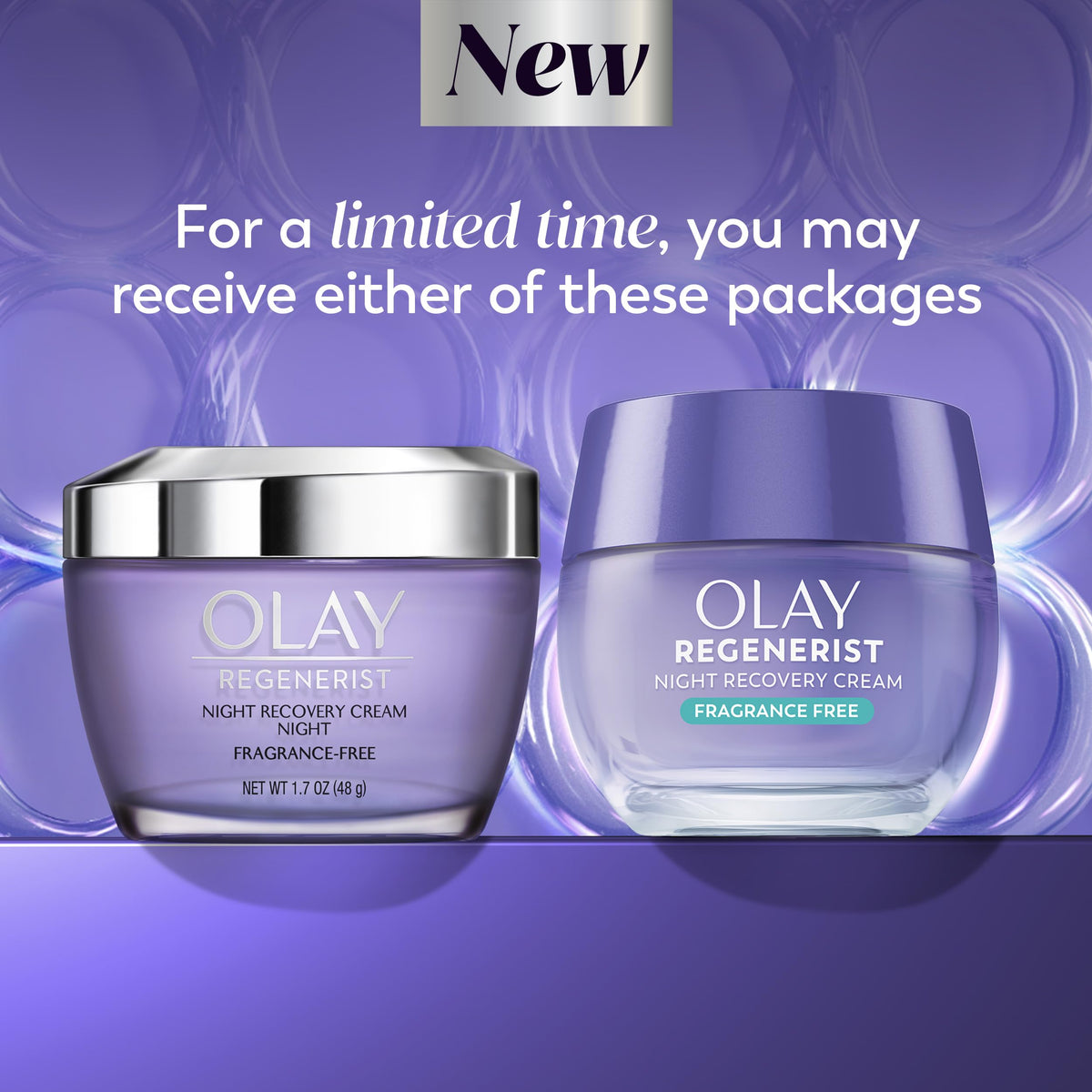 Olay Night Cream for Face, Anti-Aging Face Moisturizer for Women - Fragrance-Free Skin Care, Anti-Wrinkle, Exfoliate, Smooths Texture - Triple Collagen Cream, Niacinamide, Pro-Vitamin B5, 1.7Oz Olay