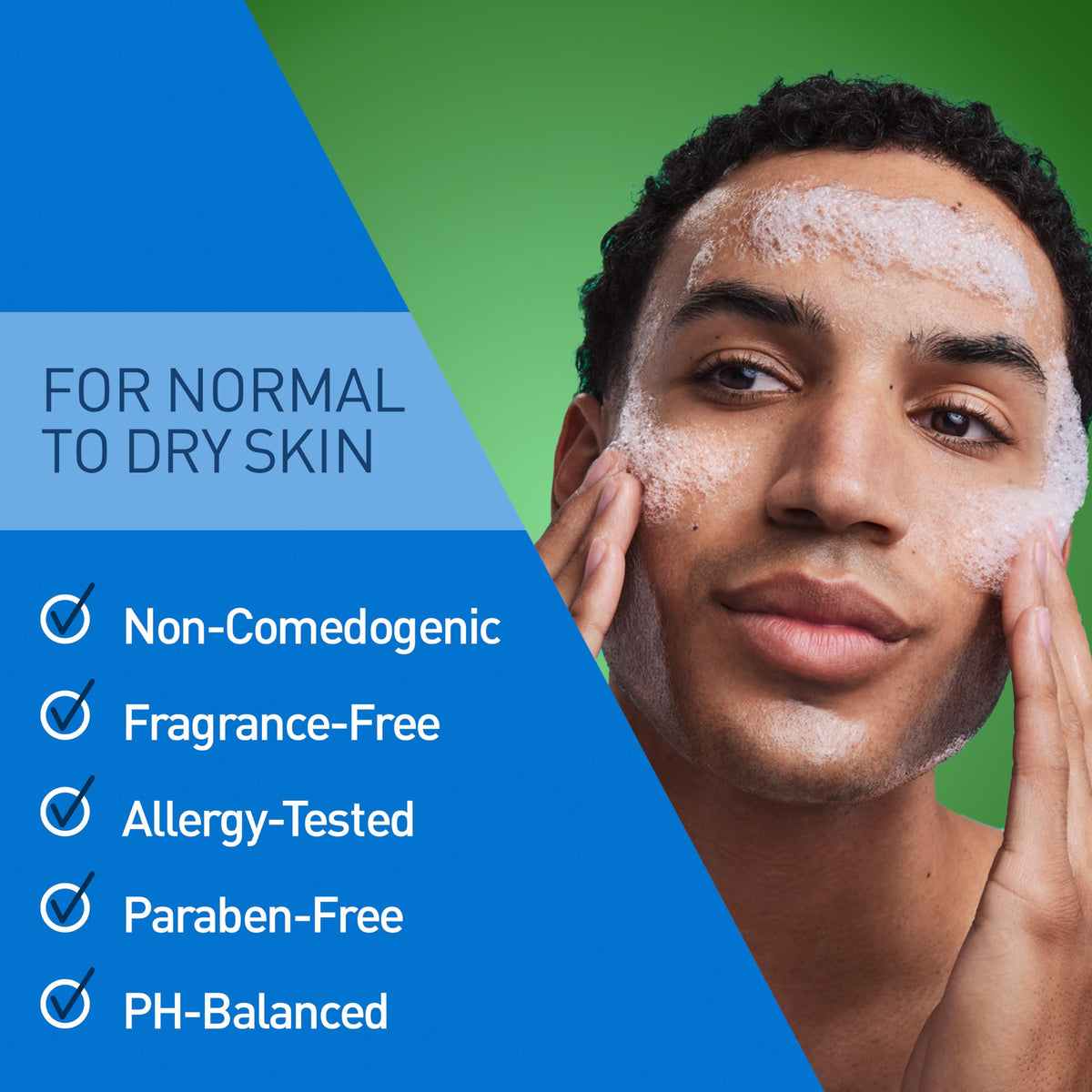 CeraVe Hydrating Cream To Foam Cleanser, Face Wash for Dry Skin, 19oz CeraVe