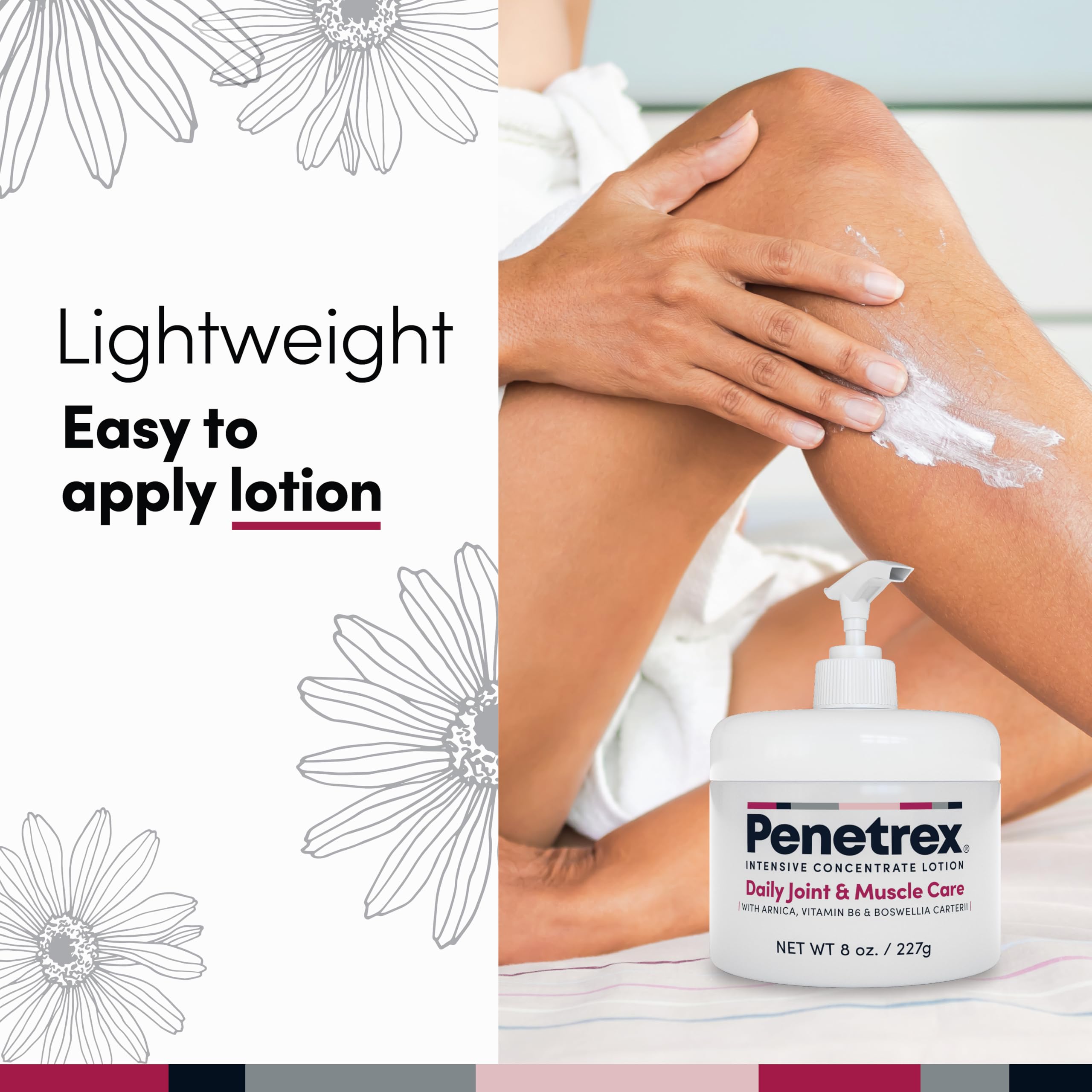 Penetrex Joint & Muscle Care Lotion – Soothing Botanical Formula with Arnica, Vitamin B6 & MSM – Lightweight Easy to Apply Lotion - Fresh Disappearing Scent - for Everyday Movement Support Penetrex buy australia supplements