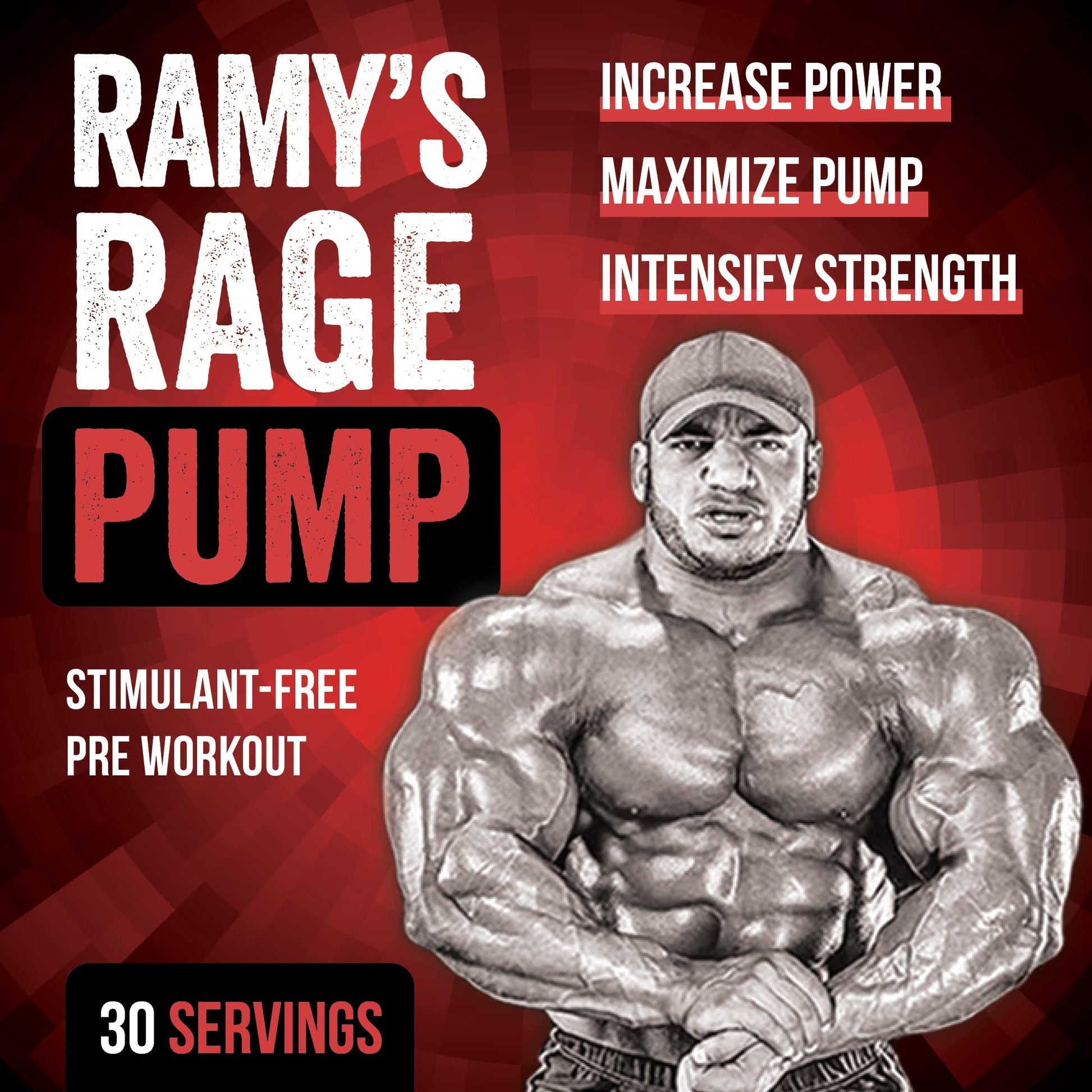 Enhanced Labs - Mr. Olympia 2020 Big Ramy’s Rage Pump - Stimulant Free Pre Workout Enhanced buy australia supplements