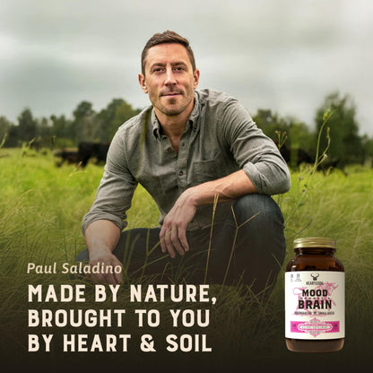 Heart & Soil – 100% Grass Fed & Finished Hair Skin and Nails Supplement from Regenerative Cattle with Cartilage, Liver, & Bone Marrow – 3000mg Beef Organs for Women & Men – Glass Bottle – 180 Capsules