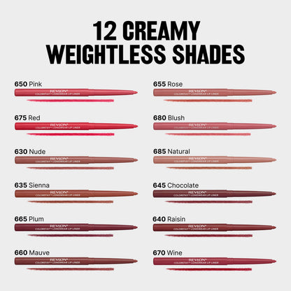 Revlon ColorStay Longwear Lip Liner, 630 Nude, 0.01 oz REVLON