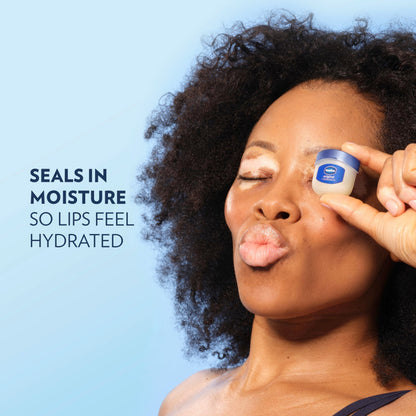 Vaseline Lip Therapy 2 Pack Original Mini For Dry, Chapped Lips Hydrating Lip Balm 0.5 oz Vaseline