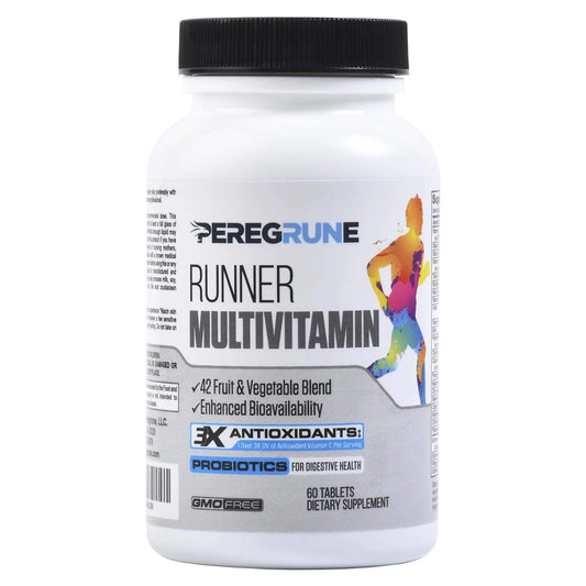 PEREGRUNE Runner Multivitamin | Engineered Vitamin with Antioxidants and Complete B Complex to Support Endurance & Energy | PEREGRUNE