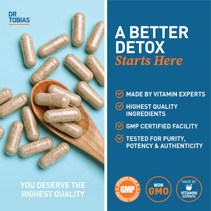 Dr. Tobias Lung Health - Lung Support Supplement with Vitamin C, Butterbur, Quercetin & Bromelain | Lung Cleanse & Detox Formula for Bronchial & Respiratory System Non-GMO (60 Capsules, 60 Servings)