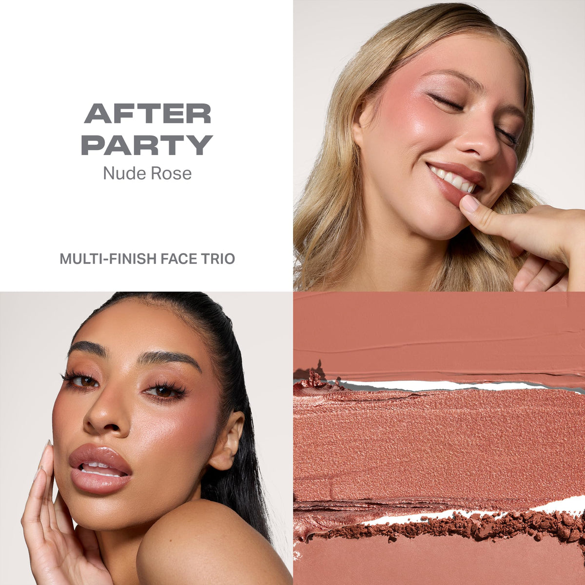 Morphe Cheek Thrills Multi-Finish Face Trio, After Party, 0.38 oz MORPHE