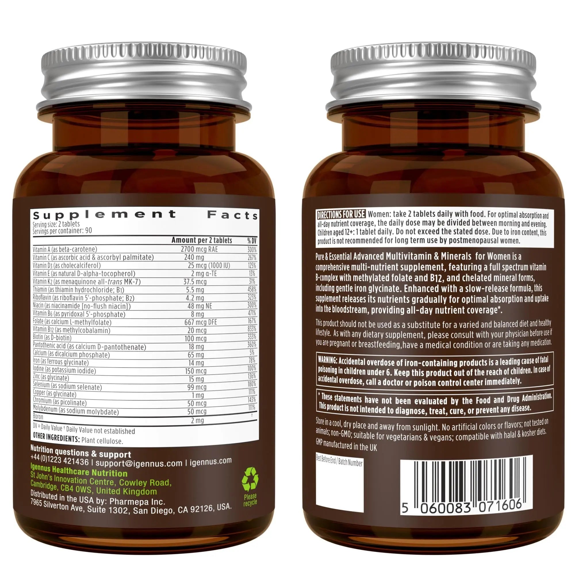 Multivitamin & Minerals for Women + High Absorption CoQ10 100mg 120 Softgels Energy Bundle, Sustained Release Advanced Multivitamin Igennus Healthcare Nutrition buy australia supplements