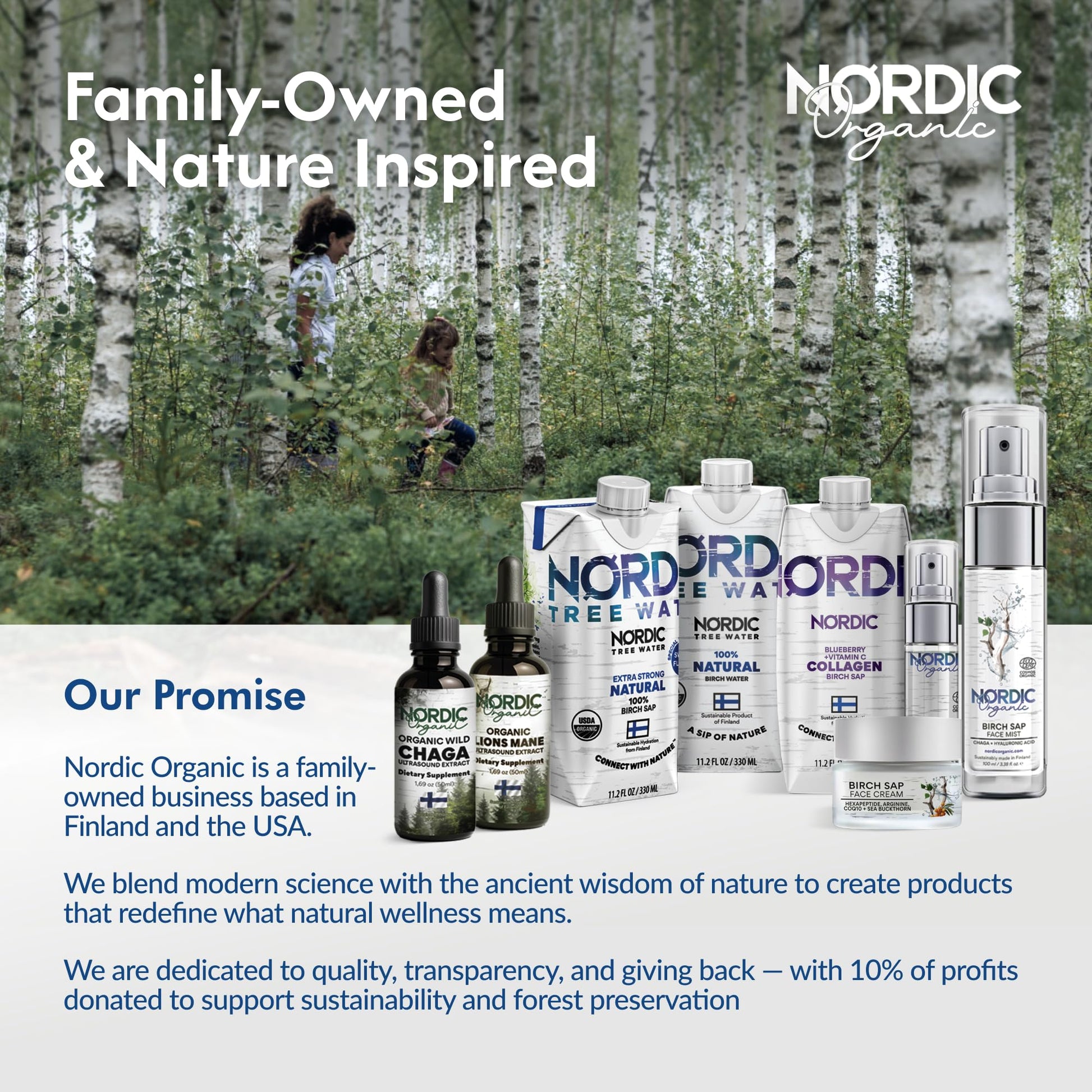 Nordic Liquid Collagen Peptide Drink, Organic Birch Sap, Wild blueberry + Vitamin C, Made in Finland - 10g Clinically Studied Grass Fed Collagen Peptides for Skin Hair Nails & Joint Support, with Silica, BPA-Free Beverage (12 Pack) Nordic Tree Water buy australia supplements