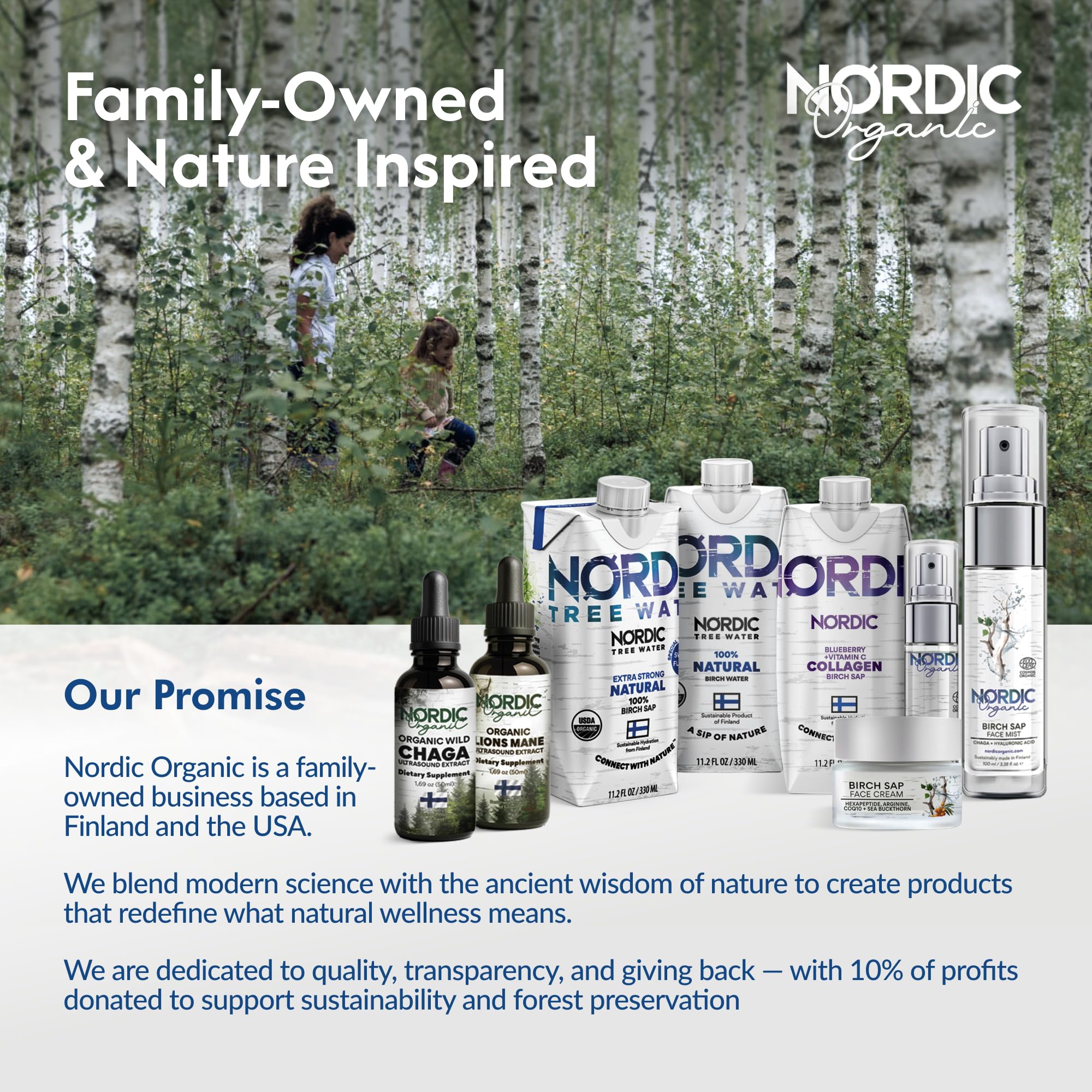 Nordic Liquid Collagen Peptide Drink, Organic Birch Sap, Wild blueberry + Vitamin C, Made in Finland - 10g Clinically Studied Grass Fed Collagen Peptides for Skin Hair Nails & Joint Support, with Silica, BPA-Free Beverage (12 Pack) Nordic Tree Water buy australia supplements
