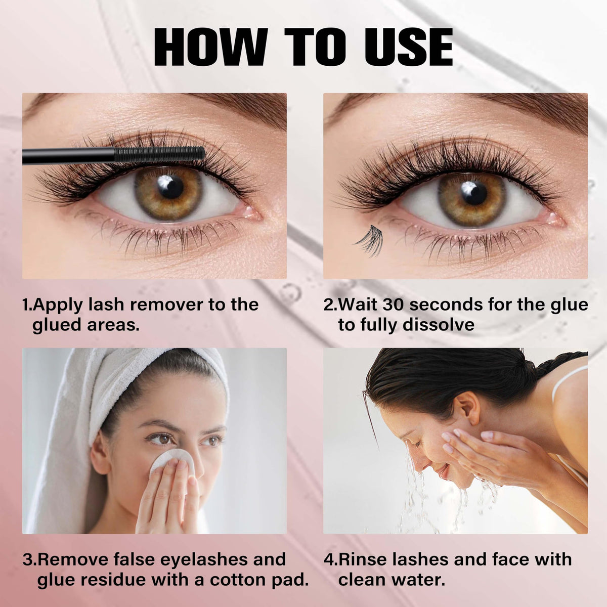 VEYESBEAUTY Lash Glue Remover Eyelash Remover for Individual Lash Clusters VEYESBEAUTY