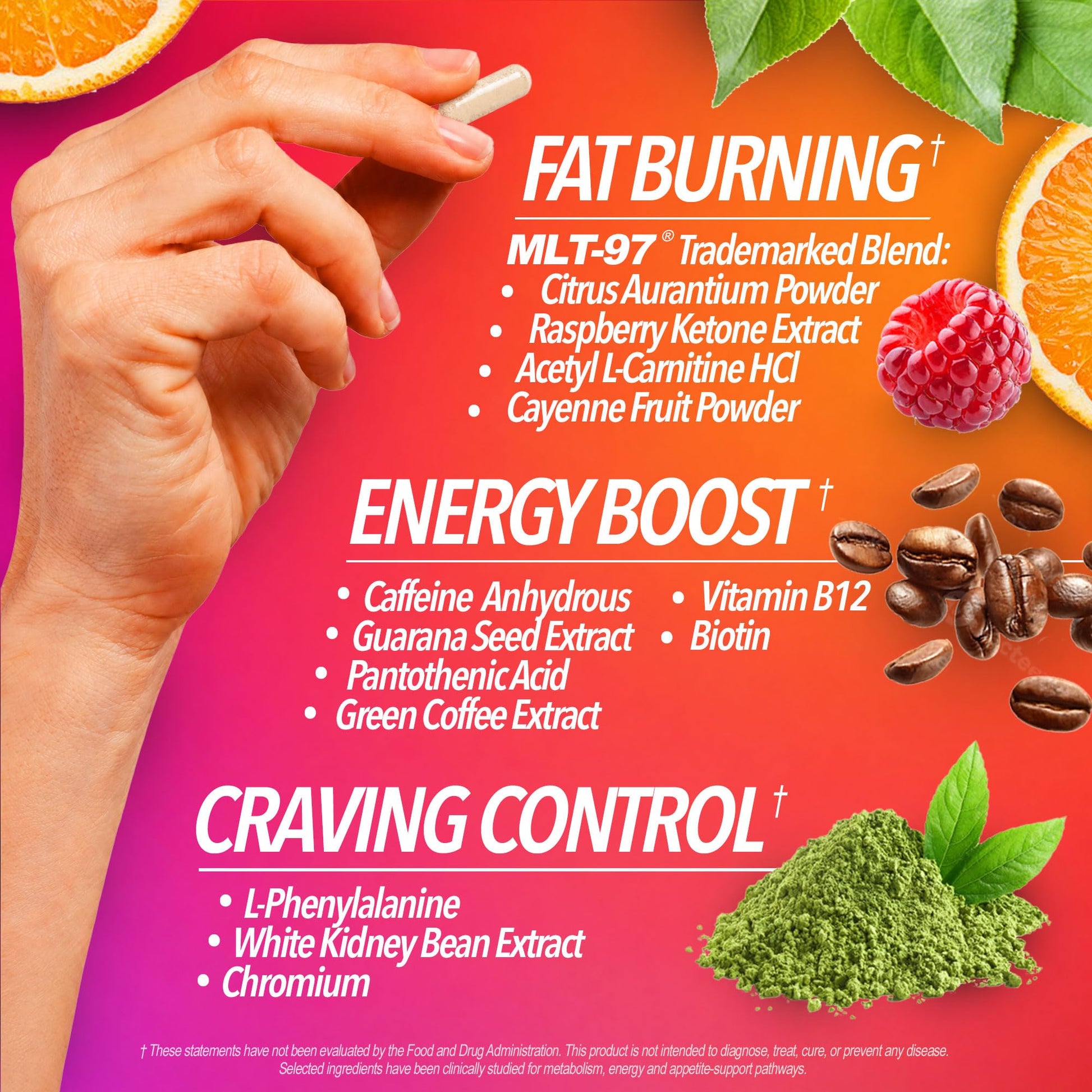 Triple Burn  Pills for Women & Men, Fat Burner GLP-1 Support, Appetite Suppressant, Diet Pills with Green Coffee Extract & Cayenne (60 Capsules) powercut buy australia supplements