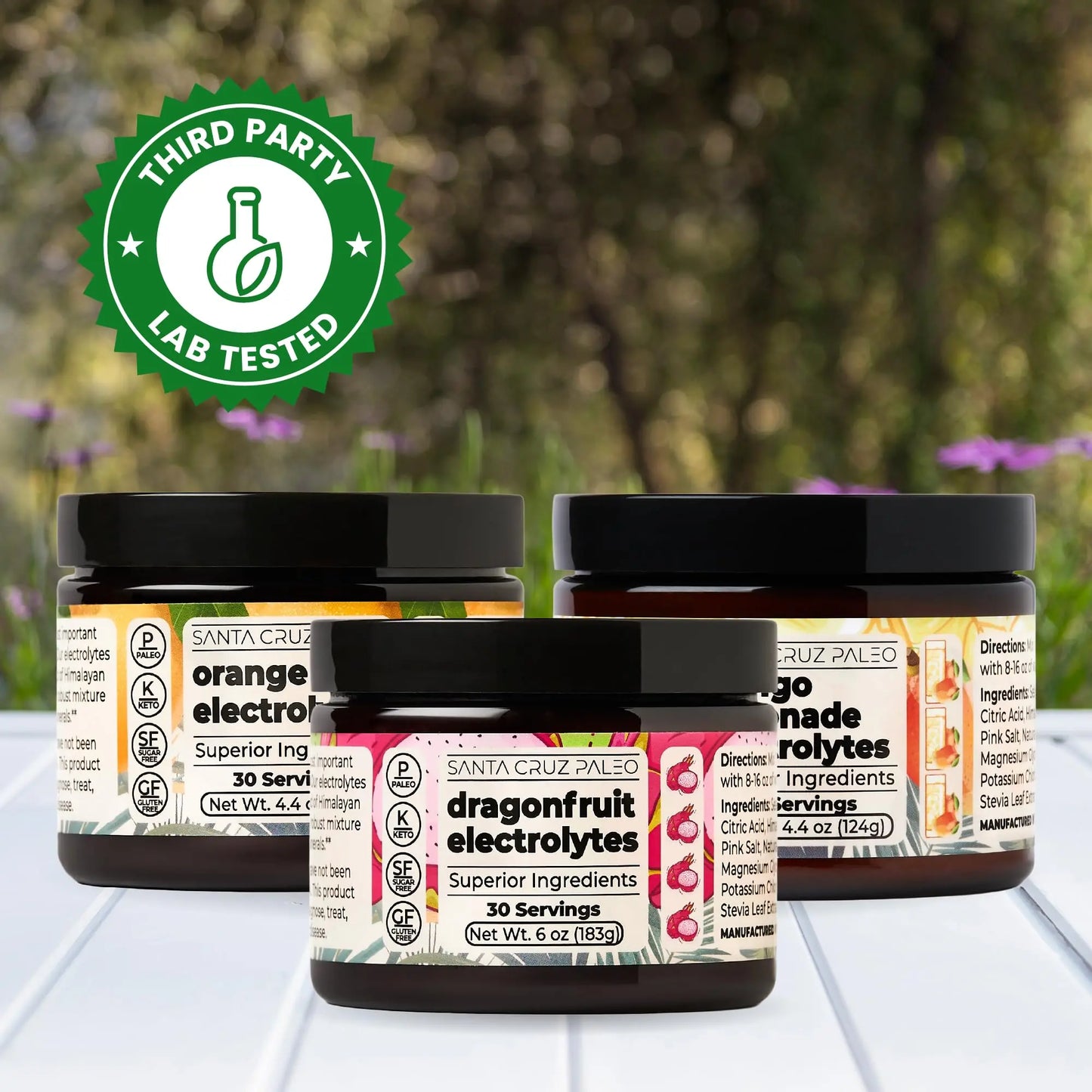 Santa Cruz Paleo Electrolyte Powder, Cherry Limeade, Sugar Free Hydration Drink Mix with Himalayan Pink Salt, Sea Salt, Magnesium Glycinate, Potassium Chloride Santa Cruz Paleo