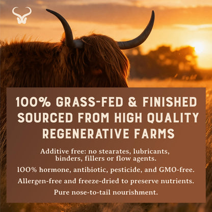 HEART & SOIL 100% Grass Fed & Finished Colostrum Supplement from Regenerative Cattle for Gut, Muscle & Immune Health – 3000mg Bovine Colostrum Capsules - Gut Health for Men & Women –180 Capsules