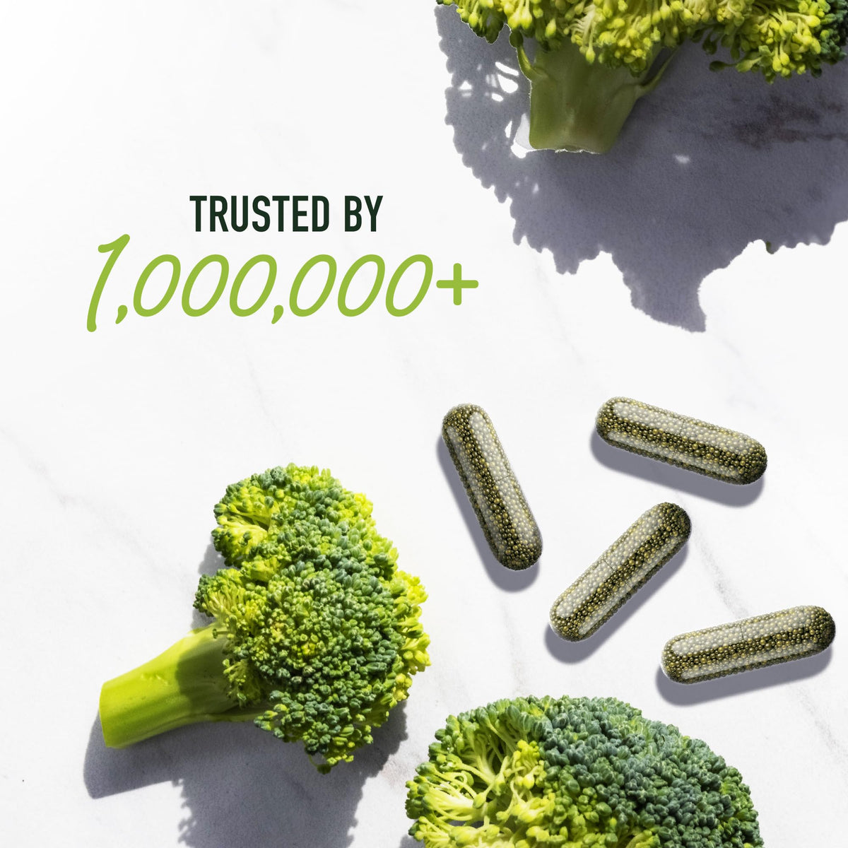 50MG Sulforaphane Supplement from Broccoli Sprouts | NRF2 Activation, Cellular Health & Immune Support | Glucoraphanin, Myrosinase & Antioxidants | Third-Party Tested SMNutrition