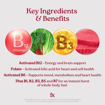 Isotonix Activated B Complex – Vegan B Vitamin Supplement for Energy, Stress Relief, and Nervous System Health – Isotonic Drinkable Formula – 90 Servings Isotonix
