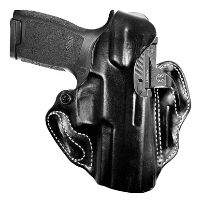 DeSantis Thumb Break Scabbard - OWB Gun Holster for Men and Women, Leather Belt Slide Holster for Pistols, Exact Molding, Secure and Highly Concealable OWB Carry Gsupps Australia