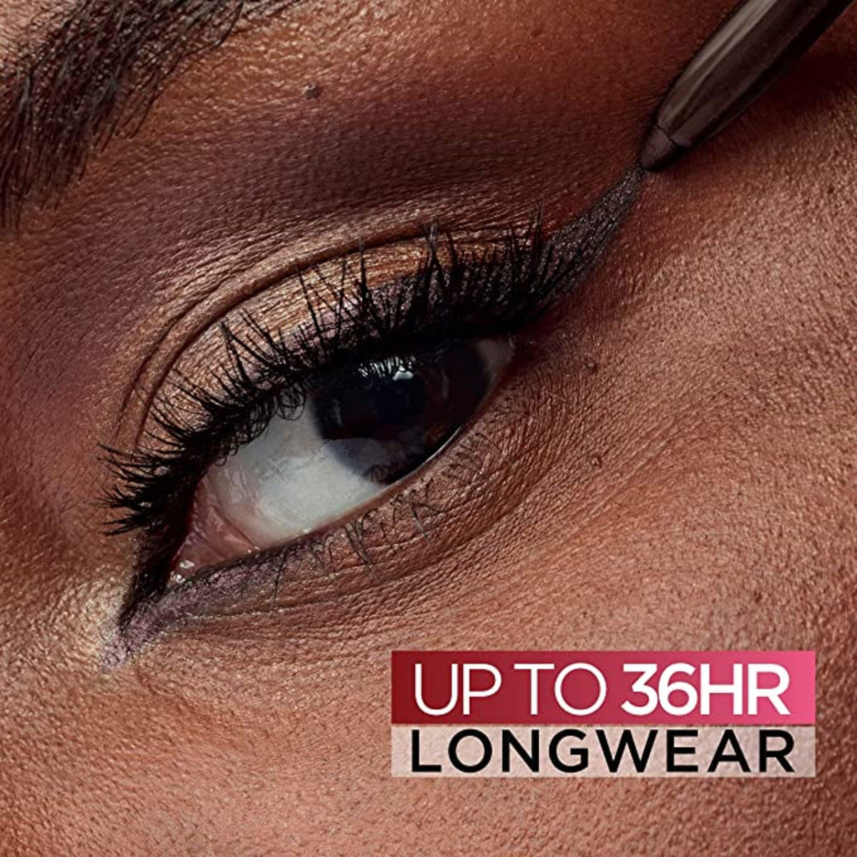 L'Oreal Paris Infallible Grip Mechanical Gel Eyeliner Pencil, Smudge-Resistant, Waterproof Eye Makeup with Up to 36HR Wear, Brown Denim, 0.01 Oz L'Oreal Paris