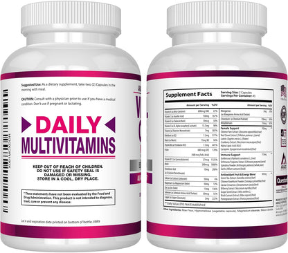Arazo Nutrition Vital One Multivitamin for Women - Daily Wholefood Supplement - 90 Vegan Capsules Gsupps Australia