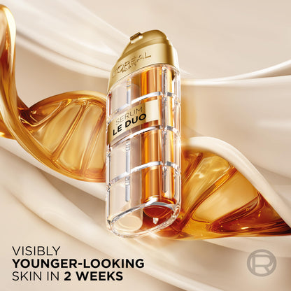 L'Oreal Paris Age Perfect Serum Le Duo, Brightening, Firming and Anti-Aging Serum for Face with Collagen Peptide L'Oreal Paris