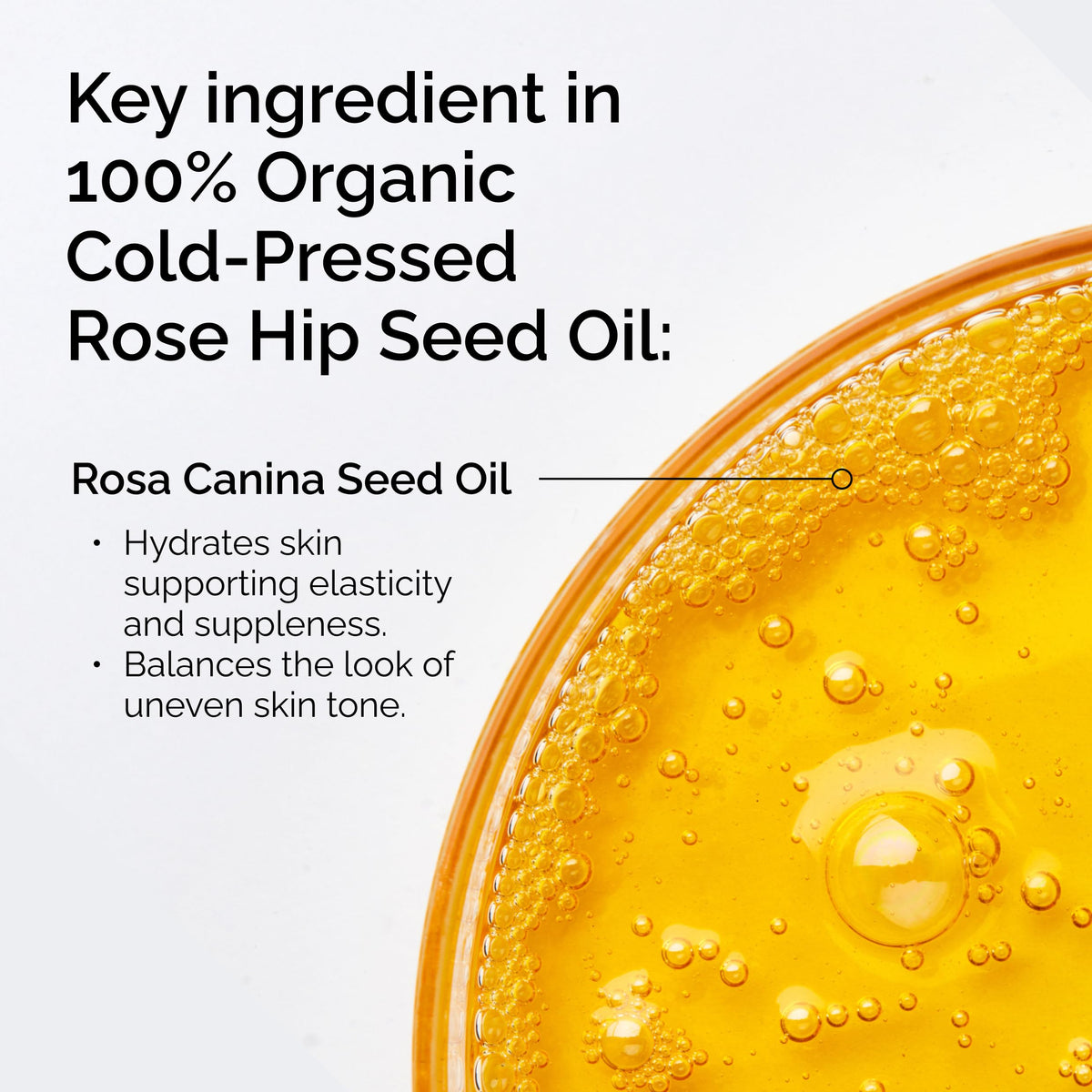The Ordinary 100% Organic Cold-Pressed Rose Hip Seed Oil, Addresses Signs of Aging by Improving the Appearance of Uneven Skin Tone, Supporting Skin Elasticity, 1 Fl Oz The Ordinary