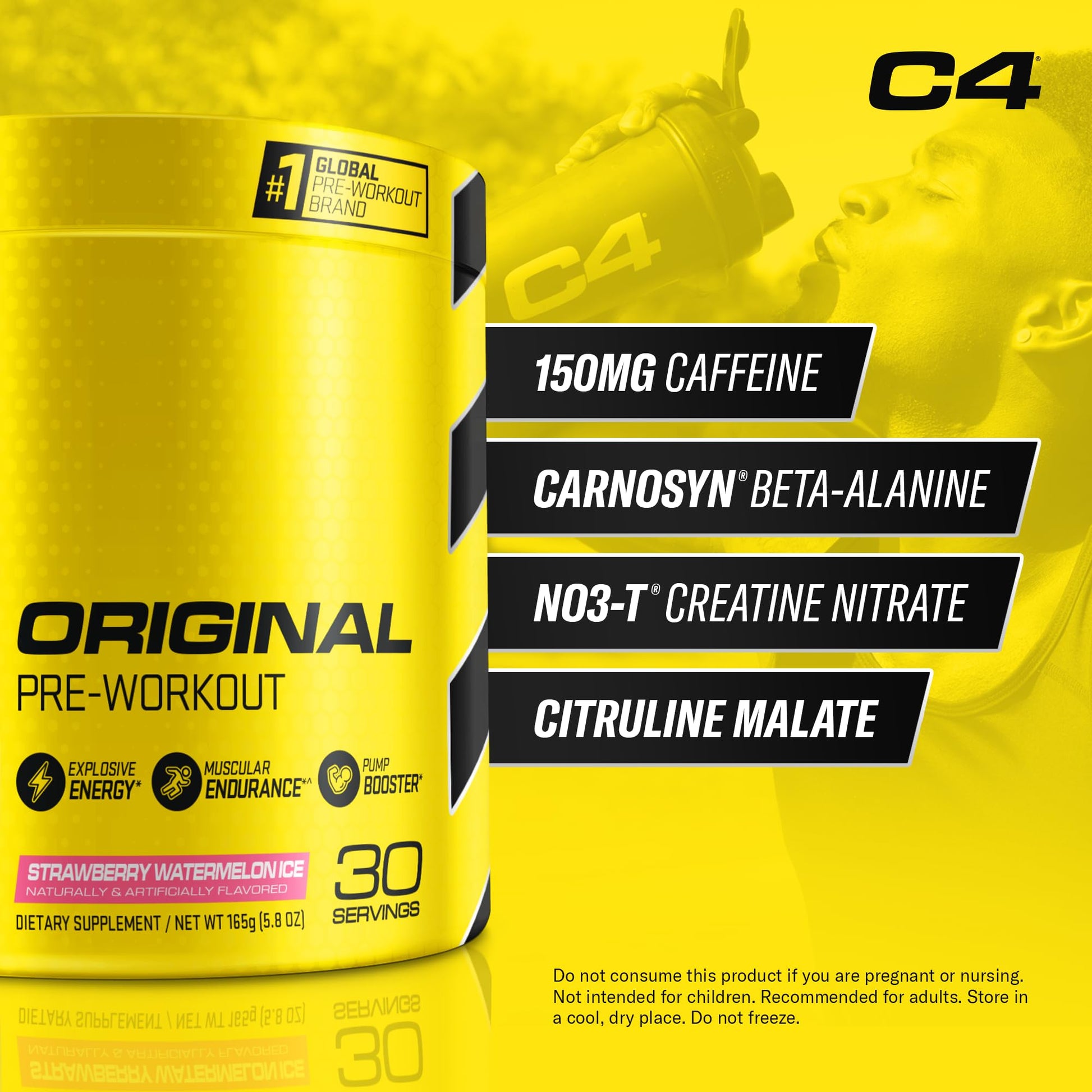 Cellucor C4 Original Pre Workout Powder Strawberry Watermelon Ice Sugar Free Preworkou Cellucor buy australia supplements
