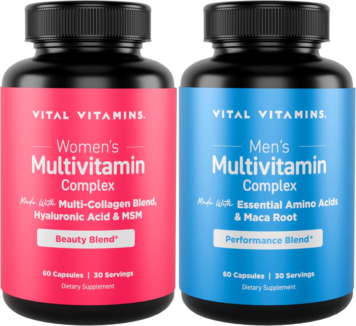 Vital Vitamins Women's Multivitamin Complex + Men's Multivitamin Complex Gsupps Australia