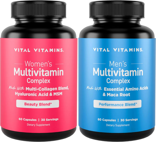 Vital Vitamins Women's Multivitamin Complex + Men's Multivitamin Complex Gsupps Australia