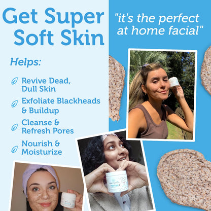 Manuka Honey Exfoliating Facial Scrub - Microdermabrasion Face Exfoliant Era Organics