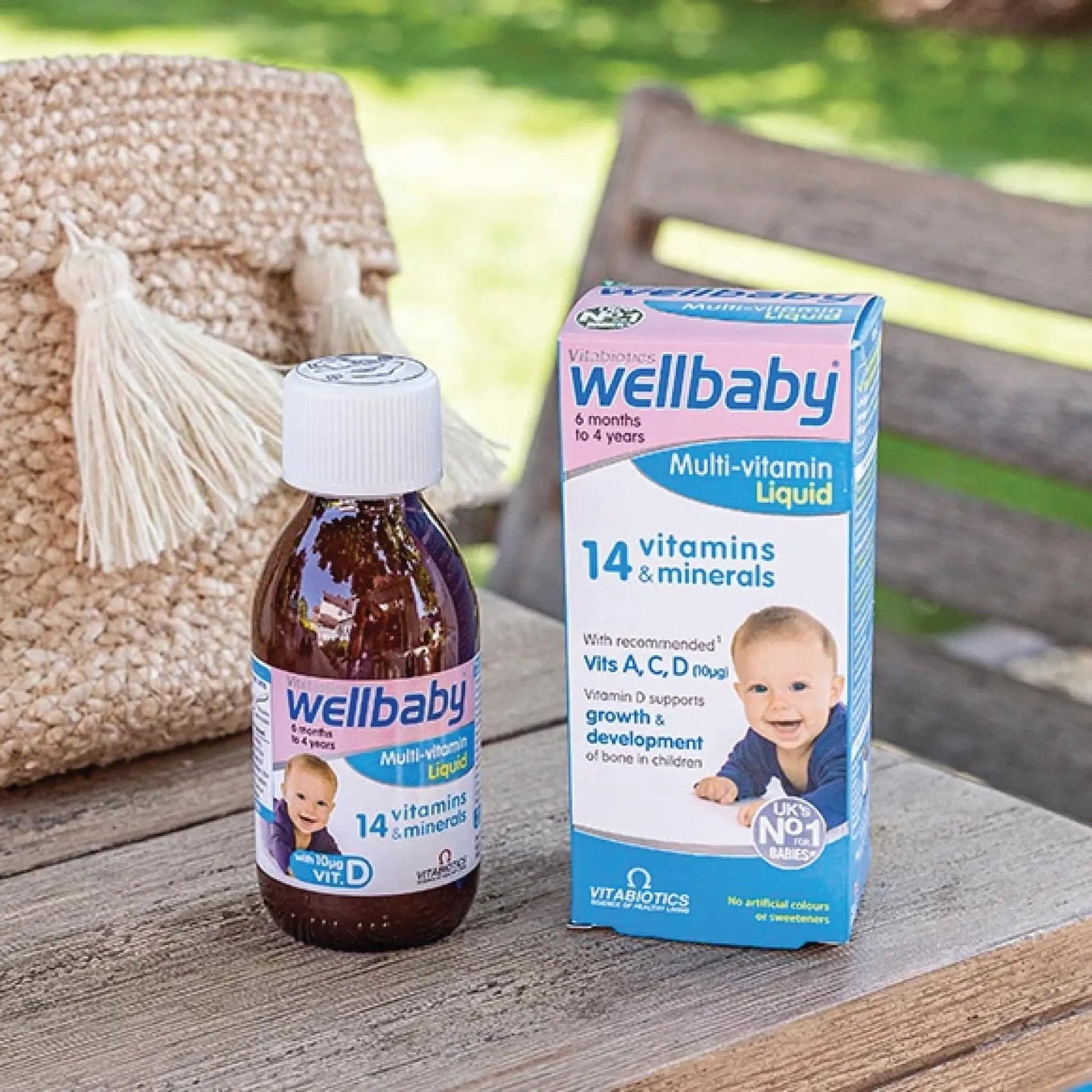 Vitabiotics Wellbaby Multi-Vitamin Liquid - Immune System Multivitamin for Infants and Babies Ages 6 Months to 4 Years - 150mL WELLBABY buy australia supplements
