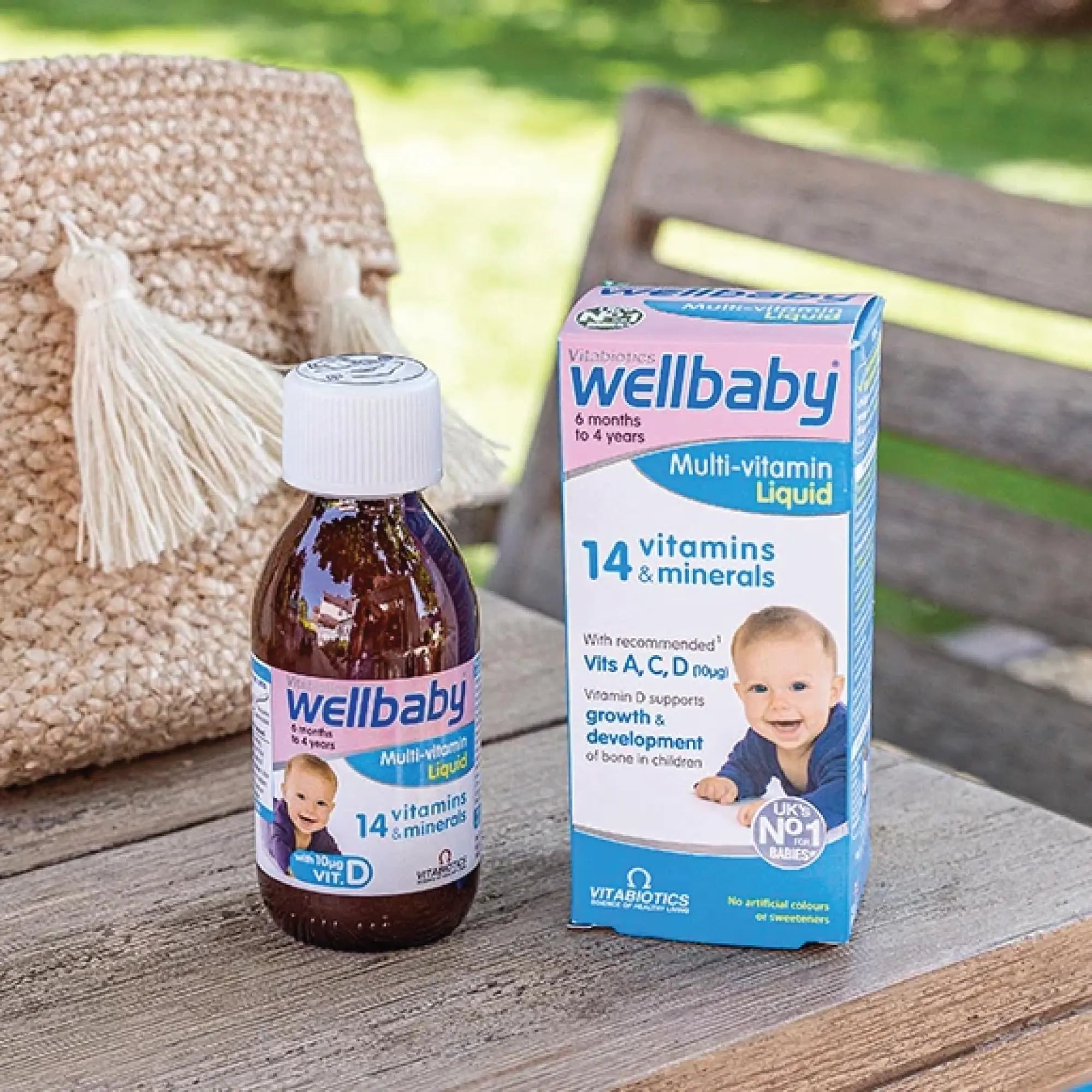 Vitabiotics Wellbaby Multi-Vitamin Liquid - Immune System Multivitamin for Infants and Babies Ages 6 Months to 4 Years - 150mL WELLBABY buy australia supplements