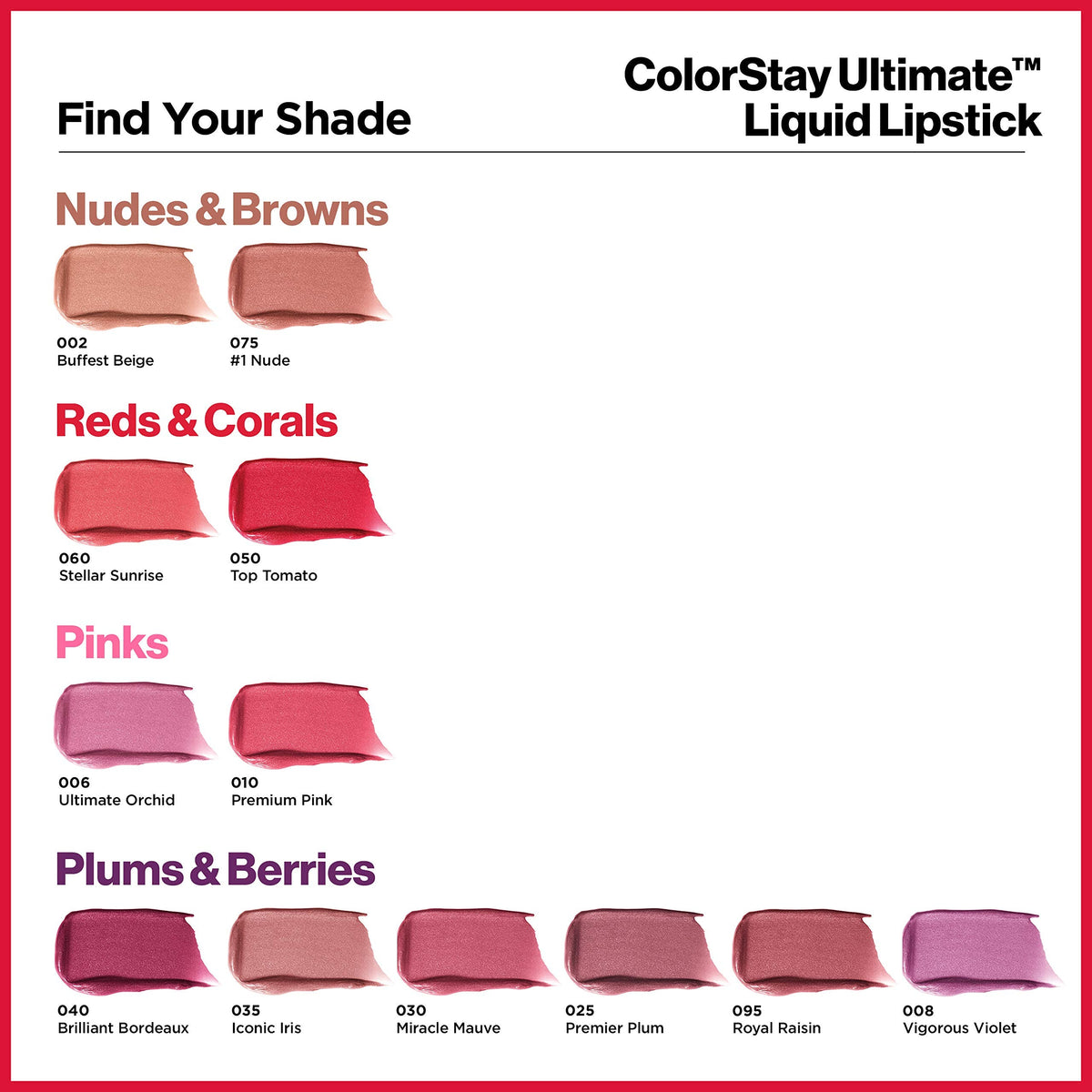 Revlon ColorStay Ultimate Liquid Lipstick, 035 Iconic Iris, 0.1 fl oz REVLON