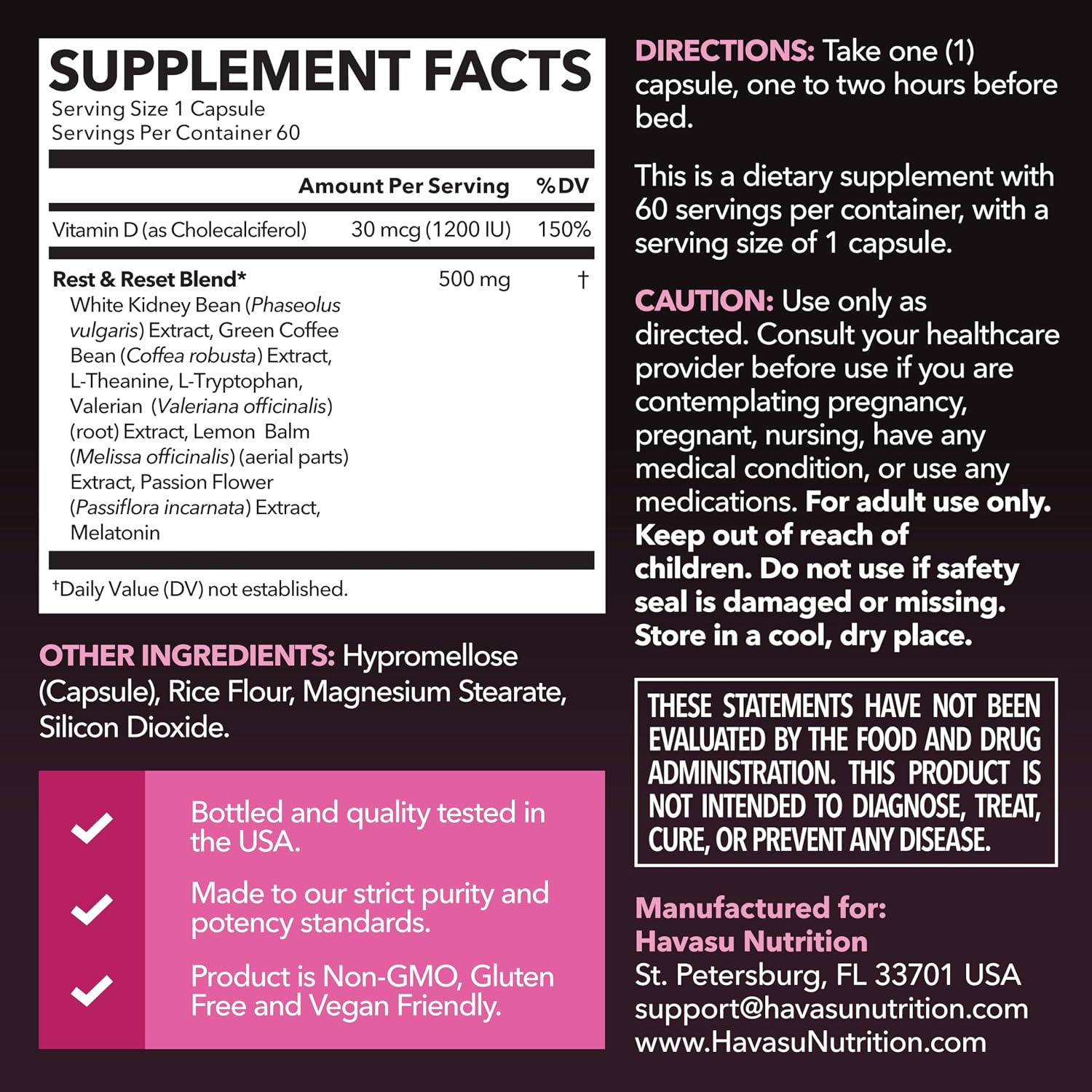 Night Time Fat Burner for Women, Belly Fat & Weight Loss Support, 60 Count | Appetite Suppressant and Overnight Metabolism Booster with Melatonin for Women, Vegan, Gluten Free, 60 Servings Gsupps Australia