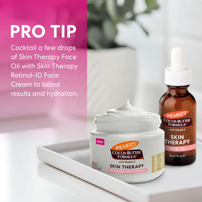 Palmer's Skin Therapy Face Cream, Retinol-10 Moisturizer (2.7 Oz) Palmer's