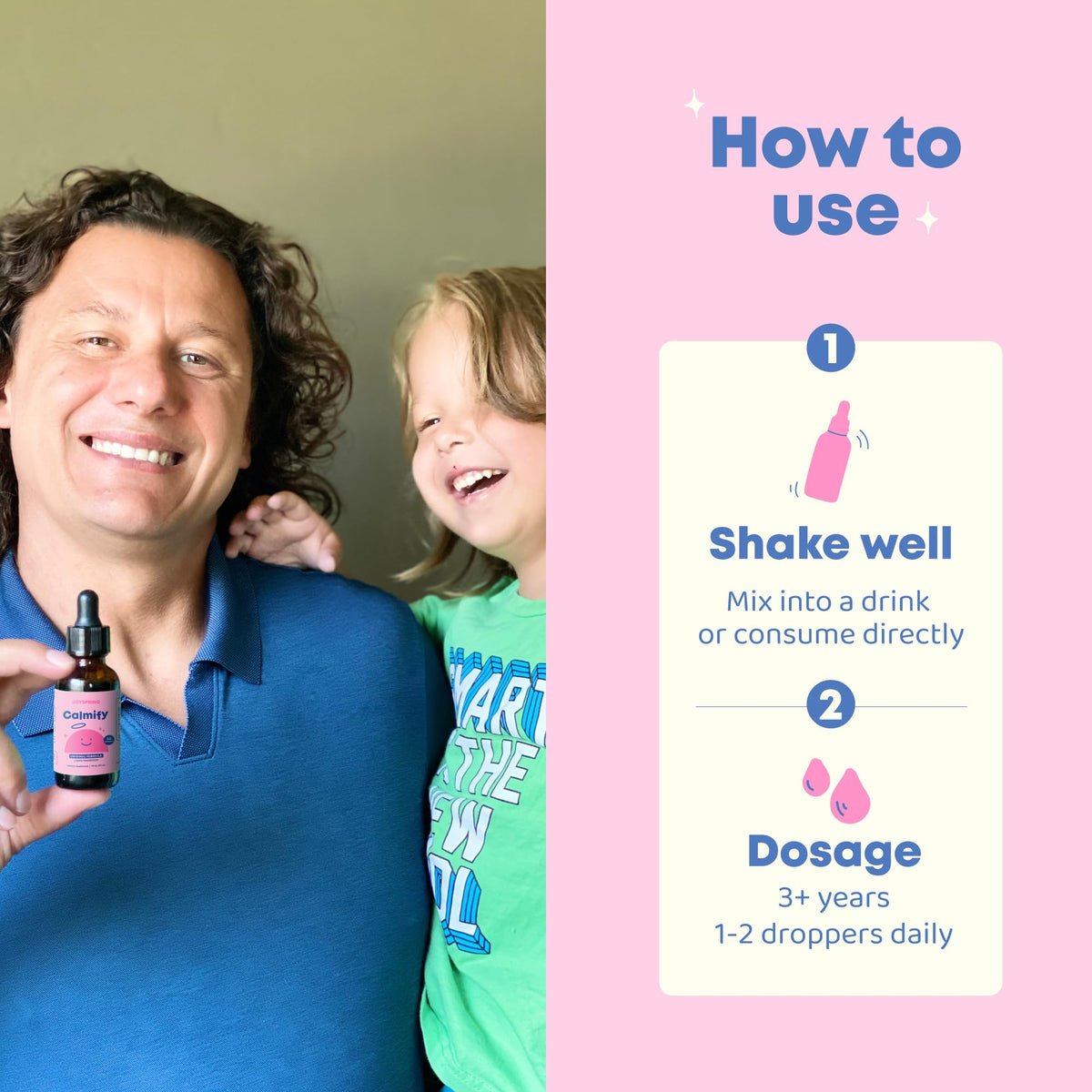 JoySpring Calmify Magnesium Citrate Liquid for Kids - Sugar-Free, Gluten-Free Calming Supplement with Chamomile JoySpring