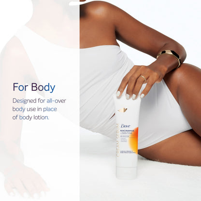 Dove Body Cream Serum Niacinamide + Even Tone for Dark Spots 8oz Dove