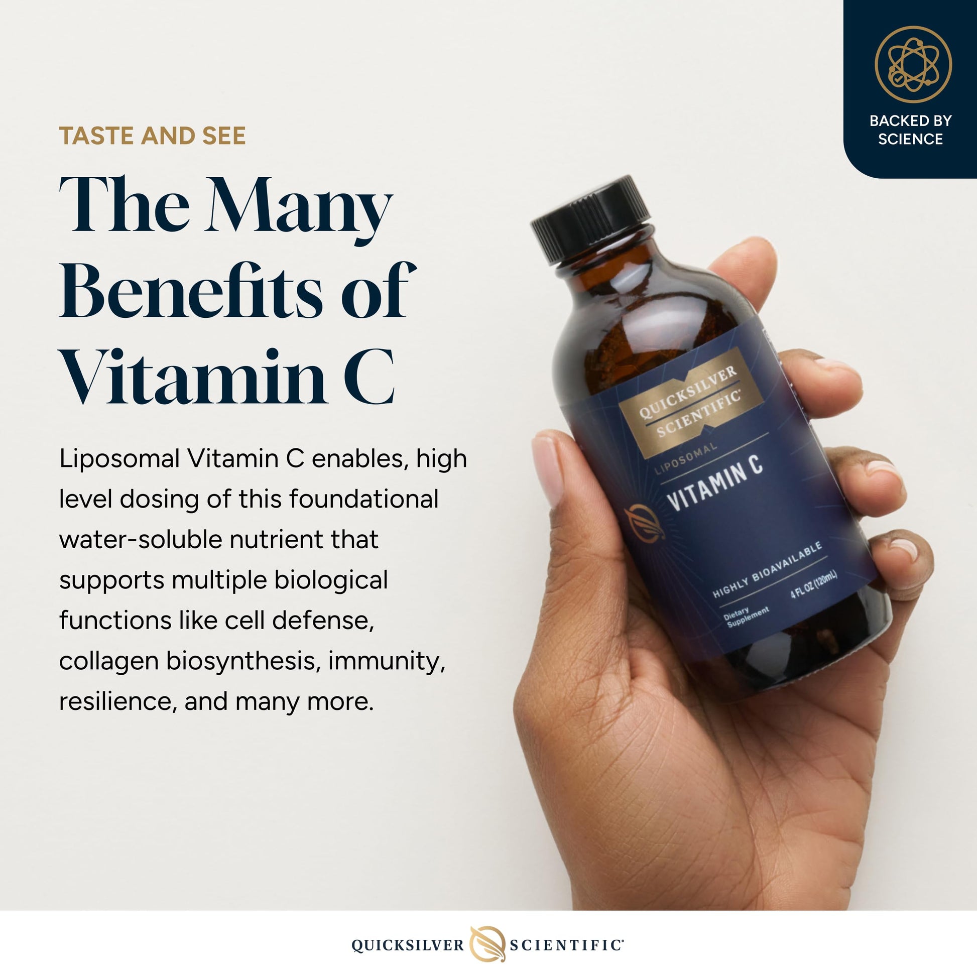 Quicksilver Scientific Liposomal Vitamin C - 1000mg Buffered Liquid Vitamin C Supplement - Immune + Antioxidant Support - Liposomes for Superior Absorption - Vegan + Non-GMO (4oz / 120ml) Quicksilver Scientific buy australia supplements