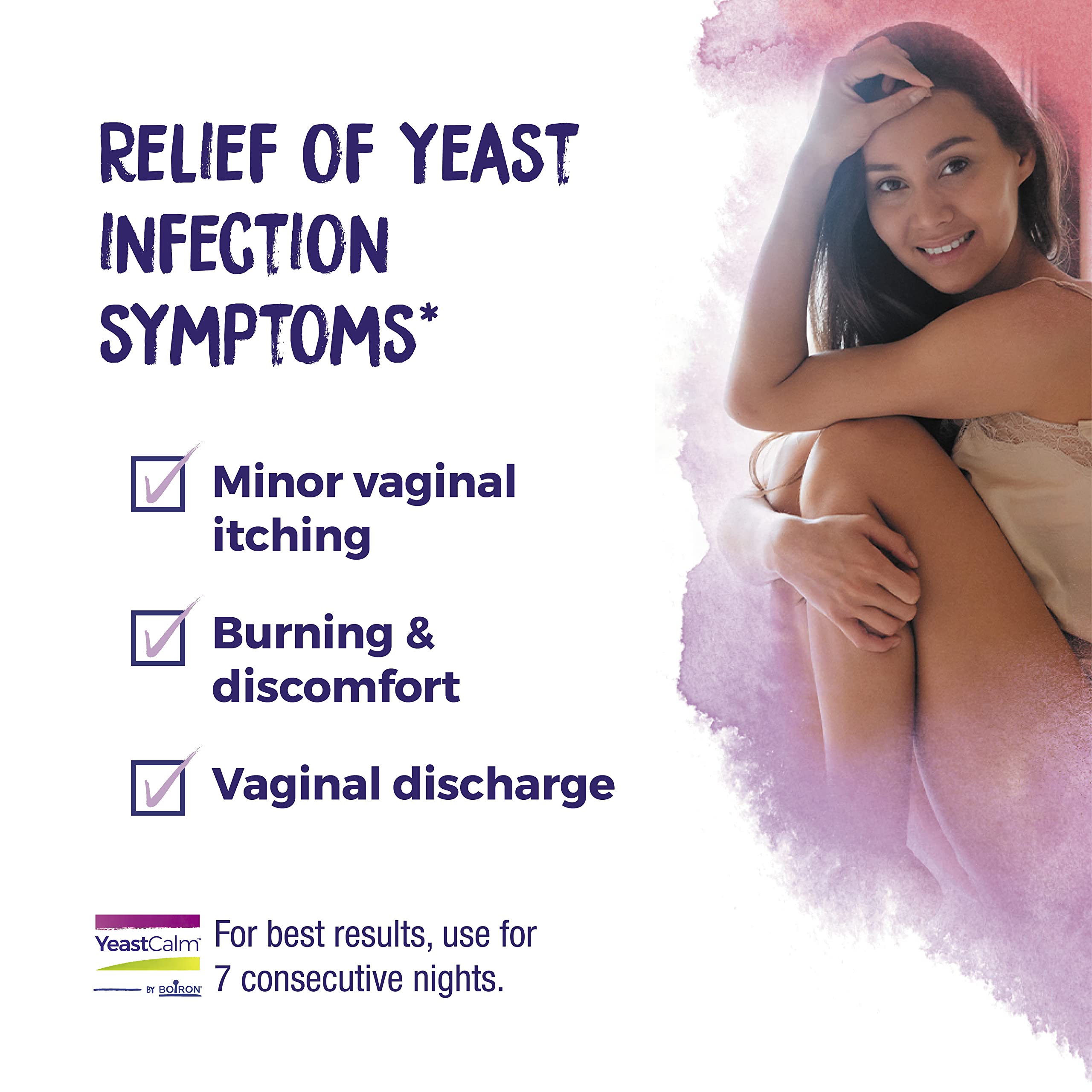 oiron YeastCalm Homeopathic Suppositories for Yeast Infections, Burning, Discharge Boiron buy australia supplements