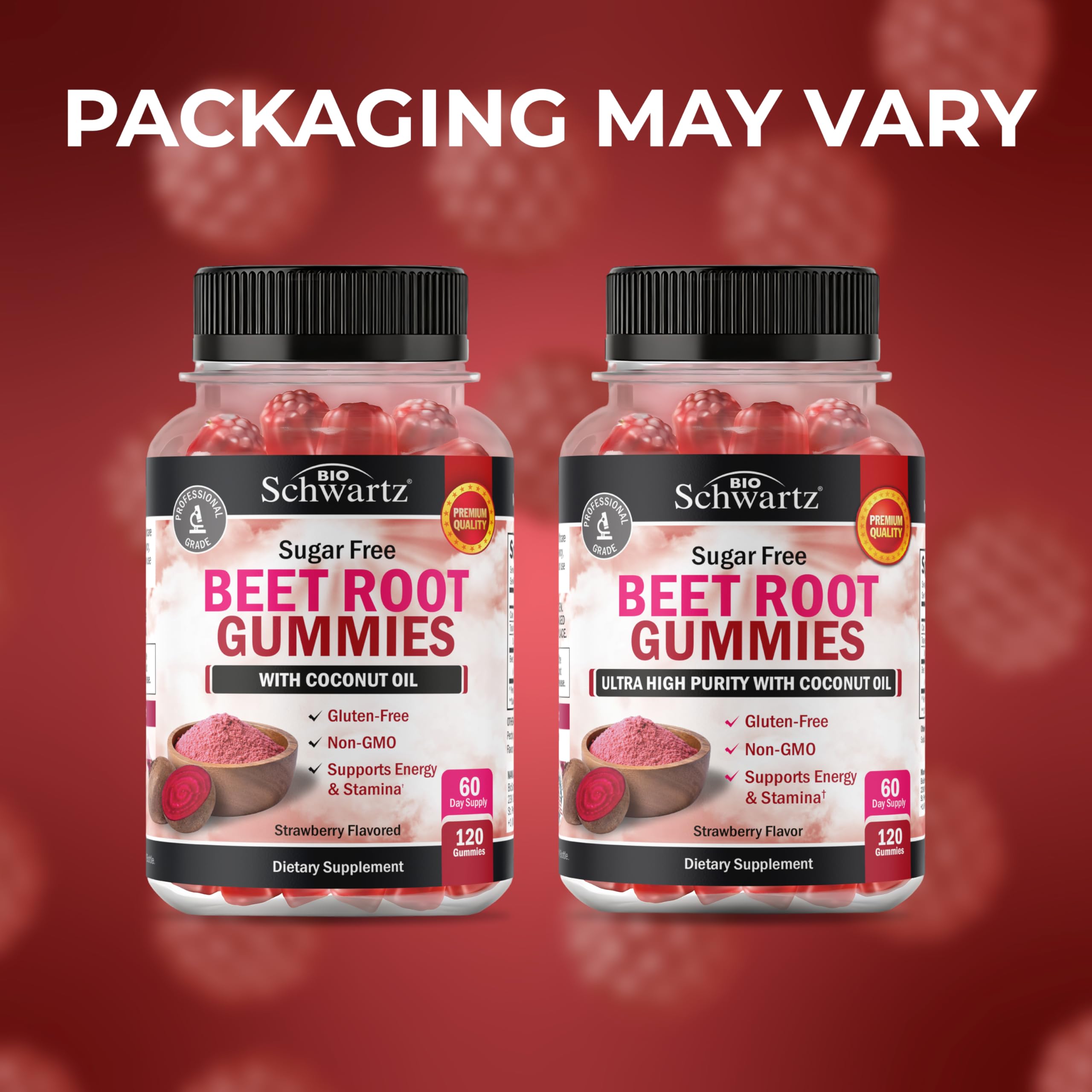 Sugar Free Beet Root Gummies - Nitric Oxide Gummies Infused with Coconut Oil for Highest Absorption - Supports Energy & Whole Body Health BioSchwartz buy australia supplements