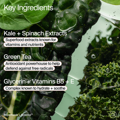 Youth To The People Superfood Facial Cleanser Full Size - Kale + Green Tea Daily Face Wash Youth To The People