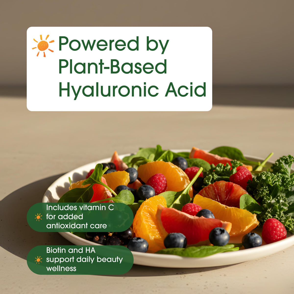 NatureBell Hyaluronic Acid 250mg - 240 Capsules - 250mg Hyaluronic Acid, 5000mcg Biotin & 25 mg Vitamin C - Supports Skin NatureBell