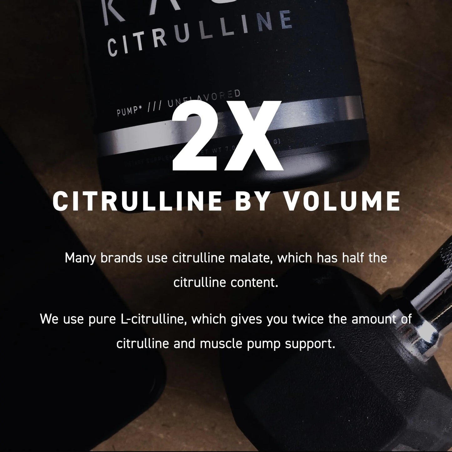 Kaged L-Citrulline Powder | Unflavored | Enhanced Pumps | Improve Muscle Vascularity | Nitric Oxide Booster | Supplements for Men & Women | 100 Servings Kaged