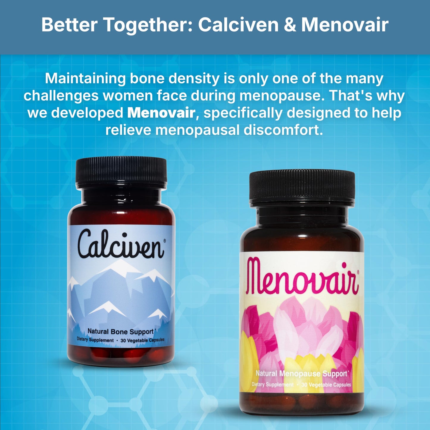 Calciven - Natural Bone Support Supplement - Non-GMO, Gluten-Free Calciven
