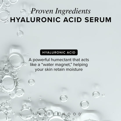 Asterwood Pure Hyaluronic Acid Serum for Face, Anti-Aging & Hydrating Asterwood