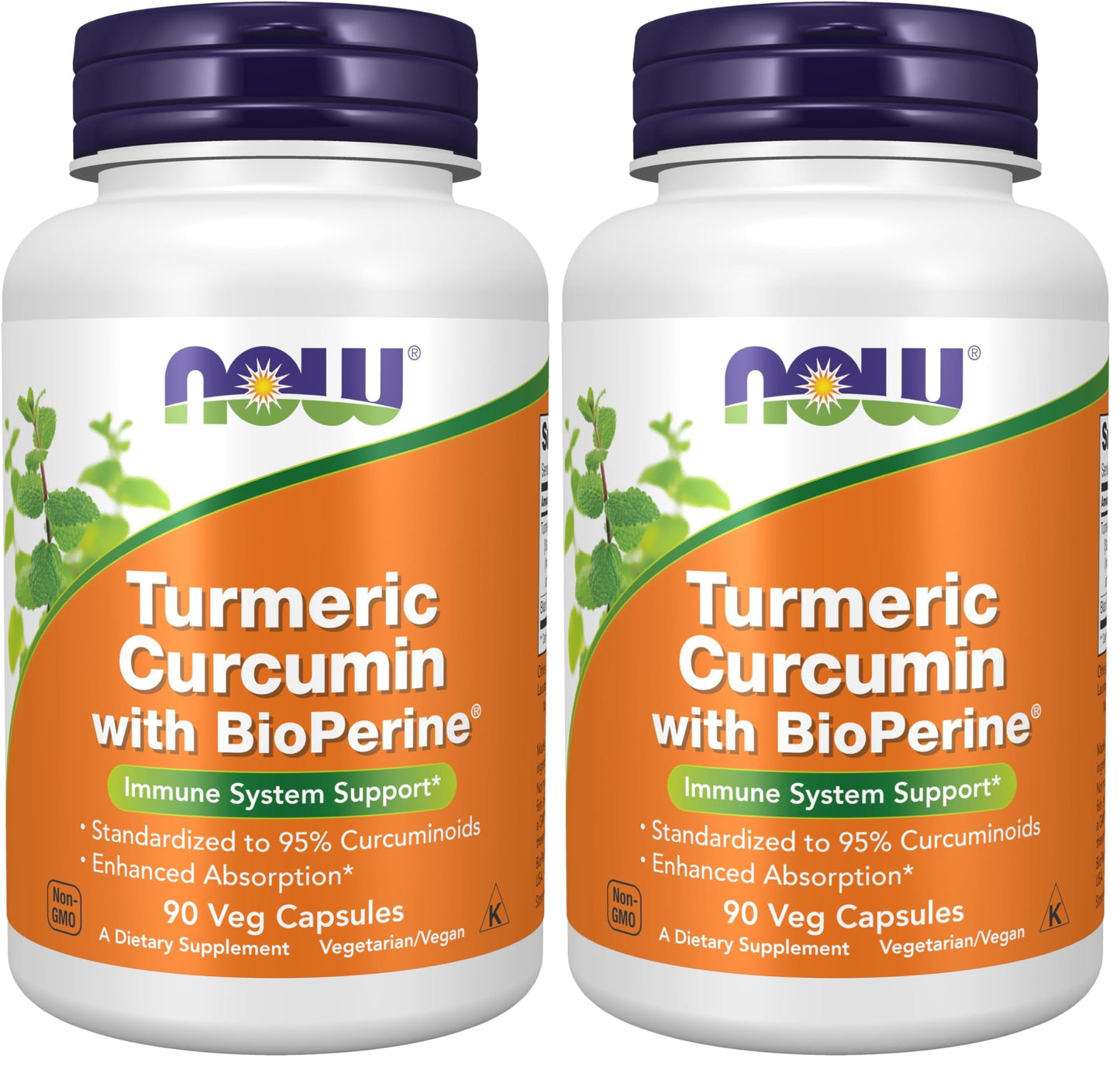 Now Supplements, Turmeric Curcumin with BioPerine, 90 Veg Caps Gsupps Australia